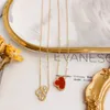 Designers colar gargantilha corrente 18k banhado a ouro aço inoxidável esmalte colares carta pingente declaração mulheres jóias de casamento a184c