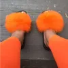 Ankunft Mädchen Luxus Flauschigen Fell Hausschuhe Damen Indoor Warm Furry Pelz Flip-Flops Frauen Erstaunliche Plüsch Fell Rutschen Großhandel 220607