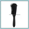 Hair Brushes Care Styling Tools Products Scalp Mas Comb Detangling Brush Natural Der Removal Non-Slip Design For Curling Wavy Long Ship Dr