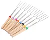Stainless Steel BBQ Tools Marshmallow Roasting Sticks Extending Roaster Telescoping Cooking/baking/barbecue JLA13472