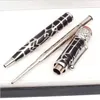 Heritage Rouge et noir Spider Rollerball Ballpoint Pen Red and Black Metal M Silver Net Grawve
