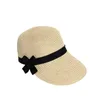 Visières chapeau de soleil pour femmes protection solaire femmes paille extérieur parasol bords larges été casques de Football arc-en-ciel visières Eger22