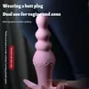 Perline anali Butt Plug vibratore massaggio prostatico 10 modalità telecomando impermeabile ano stimolatore in silicone giocattoli sexy per uomini donne