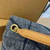 カウボーイのパフデニムハンドバッグ財布クロスボディメッセンジャーショルダーバッグチェーンデザイナー高品質の財布ハンドバッグトートバッグ