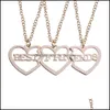 Pendant Necklaces Broken Heart Necklace 3Pcs A Set Jewelry Valentines Day Gift Best Friends Forever Drop Delivery 2021 Penda Mjfashion Dh6Fn