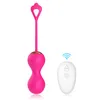 Huevos/Balas Vibrador Seks Bola Kegel Latihan Ketat Vagina Bergetar Eags Vibrato 220822