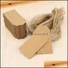 PACKING PAPIER KANTOOR School Business Industrial 100x Brown Kraft Tags Lace SCallop Hoofd Label LAGE HUWELSCHAP