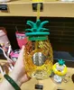 スターバックスブロンズパイナップルガラスストローカップバレンタインデーのカラフルなジャングル漫画素敵なクリスマスウォーターカップ