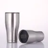 30 oz Stainless Steel Auto Glass Mug Waist Tumbler Double Wall Vacuum Insulated Beer Mug with Spill-Proof Lid