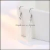 Dangle Chandelier Earrings Jewelry S925 Sterling Sier Crystal Glass Earring Bridal Wedding Wholesale Drop Delivery 2021 3Q0Qj