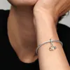 100% 925 Sterling Silver Starfish Shell Triple Dangle Charms Fit Original European Charm Bracelet Fashion Jewelry Accessories