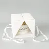 ギフトラップライフサプライズケーキボックスハンドル4/6/8インチの手作りの結婚式の誕生日パーティーベビーシャワーを祝うパッキングデコレーションギフト