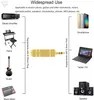 3,5 mm till 6.35mm Ljudadapterkontakter Man till kvinnlig Aux Amplifier Jack Converter Stereo för mobiltelefon PC Notebook-högtalare