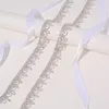 Belts 2022 Tassel Crystal Rhinestone Chain Wedding Belt Bridal Sash For Women Bridesmaids Prom Evening DressesBelts