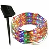 Party Decoration 6M 60/10M 100 LED Solar Light Outdoor String Lights Waterproof Copper Wire Christmas Ornament