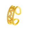 Пустое регулируемое открытое обручальное кольцо для женщин ювелирные украшения Love Lady Ring