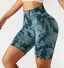 Tingido tingido de ioga sem costura shorts de cintura alta contratação de calças esportivas e shorts de fitness pêssego raise tight women women