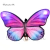 Attraktives gehendes LED-aufblasbares Schmetterlingsflügel-Karnevals-Bühnenaufführungs-Blow-Up-Beleuchtungskostüm für Club- und Bar-Events