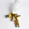 Professionelle GTI Pro Lite Golden Painting Gun TE20/T110 1,3 mm Düsensprühpistole Farbe Wasserbasis Luft für Auto 220704