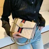 Ins women's new versatile net red retro fashion one shoulder foreign style chain messenger small square bag 90% off wholesale online