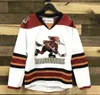 Nik1 Custom Tucson Roadrunners 2 Andrew Campbell 35 Hunter Miska 43 Dakota Mermis 72 Ryan MacInnis Rosso Bianco AHL Hockey Stitched Jersey S-3XL