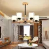 Lampes suspendues lustre en bois nordique éclairage pour salon lumières meubles lampe suspendue chambre restaurant lampependentif