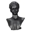 Jewelry Pouches, Bags Black Resin 3D Mannequin BUST Lady Figure Display Necklace Earring