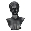 Sacchetti per gioielli, borse Manichino in resina nera 3D BUST Lady Figure Display Collana Orecchino