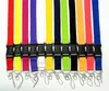Großhandel Hot 20 Stück Mode Kleidung Sport Strap Lanyard abnehmbarer Hals für Schlüsselanhänger Schlüsselanhänger Handy-Karte