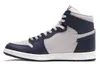 2022 Authentische 1 High 85 Georgetown Outdoor-Schuhe College Navy Summit White Tech Grey Männer Frauen Sport-Turnschuhe mit Originalverpackung Größe US7-13