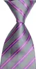 Noeuds papillon Cravate à rayures pour hommes 100% soie Gris Rose Bleu Jacquard Fête Mariage Tissé Design de mode CravateBow