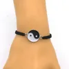 Charm armband 2in1 tai chi bagua flätat armband par bli av med olycka legering wristchain födelsedag älskare gåva armbandscharm