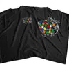 クールマインド100％コットントップ品質のマジックスクエアプリントメンTシャツカジュアルメンズカジュアルマジックスクエアTシャツのためのTシャツ220513