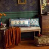 Cuscino/Cuscino decorativo in velluto Copriletto lombare Home Office Decorativo Oblungo per divano Rettangolo di lusso 30x70 cm Blu/Cuscino decorativo