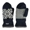 Bruceriver Mens Snowflake Knit Mittens with Warm Thinsulate Fleece Lining T220815294t