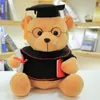 Schattige Dr. Bear Knuffel Gevuld Zachte Kawaii Teddybeer Dierlijke Pop Student Afstudeercadeau