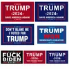 Adesivos de carro do Donald Trump 2024 3,9x5,9 polegadas adesivas de pára