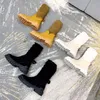 Designer Nieuwe modelaarzen Wintersneeuwbont satijnen laarzen Klassieke enkelleren outdoorschoenen Knie Matt Rubber Sterk thermisch isolerend effect