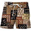 Shorts verão impressão 3d roupa de banho masculina moda flores praia havaiana secagem rápida casual férias shortsmen
