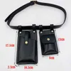 2 Pieces Women's Belt Bag Designer Waist s Hip Hop PU Leather Female Fanny Packs Functional Crossbody Chest Phone Purses 220531