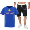 RICARD QUICK DRY MANS مجموعات الركض الرياضية الرياضية تناسب لباس السلة لباس ضيق للملابس الصالة الرياضية للياقة البدنية الرياضة 220615