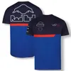 F1 Driver T-Shirt Team Crew Neck T-shirt Men's Casual Sports Short Sleeve Quick Dry Top Logo kan anpassas230J