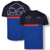 F1 Driver T-Shirt Team Crew Neck T-shirt Men's Casual Sports Short Sleeve Quick Dry Top Logo kan anpassas207b