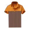 Projektant koszulki polo męskie luksusowe koszulki polo Casual męskie T Shirt wąż pszczoła list drukuj haft moda główna ulica mężczyzna Tee
