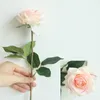 Ghirlande di fiori decorativi Simulazione di alta qualità Rose idratanti Casa Soggiorno Tavolo da pranzo Decorazione Matrimonio Falso Flo artificiale