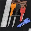 Knife Hand Tools Home Garden 6Colors Key Shape Mtifunctional Keys Mini Folding Blade Knives Fruit Knife-Tool Outdoor Saber Swiss Drop Deli