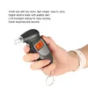 LCD -alkoholtestare Keychains Party Favor Portable Digital Alcohol Detector med 5st munstycke