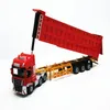 1 50 Modelo de caminhão de contêiner de engenharia Liga de liga semitrailer despejador de caminhão de caminhão Metal Logistics Toys2221S3063401