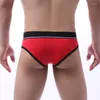 Underpants Sexy Mens Briefs Bugle Pouch Hollow Out Underwear Ropa Interior Jock Strap Slip Homme Panties Bikini Tanga Plus SizeUnderpants