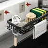 Crochets Rails étagères de salle de bain étagère d'angle sans perçage douche support de rangement organisateur de toilette évier de cuisine accessoirescrochets